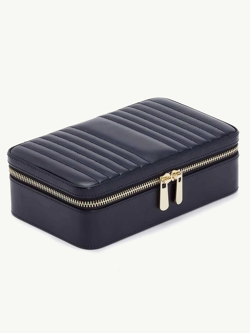 Maria Medium Jewelry Zip Case, Navy