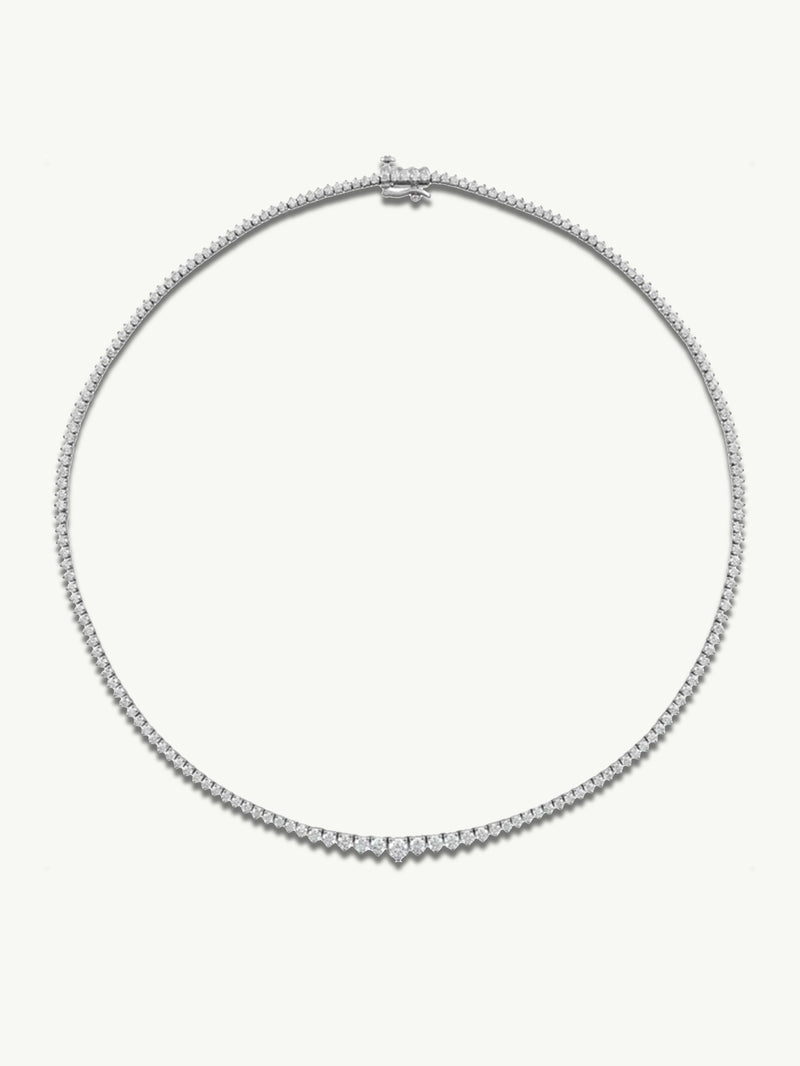 The Eternal by Marei Graduated Diamond Necklace, 6.625 CT