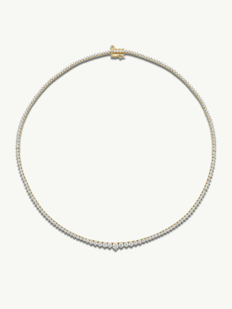 The Eternal by Marei Graduated Diamond Necklace, 6.625 CT