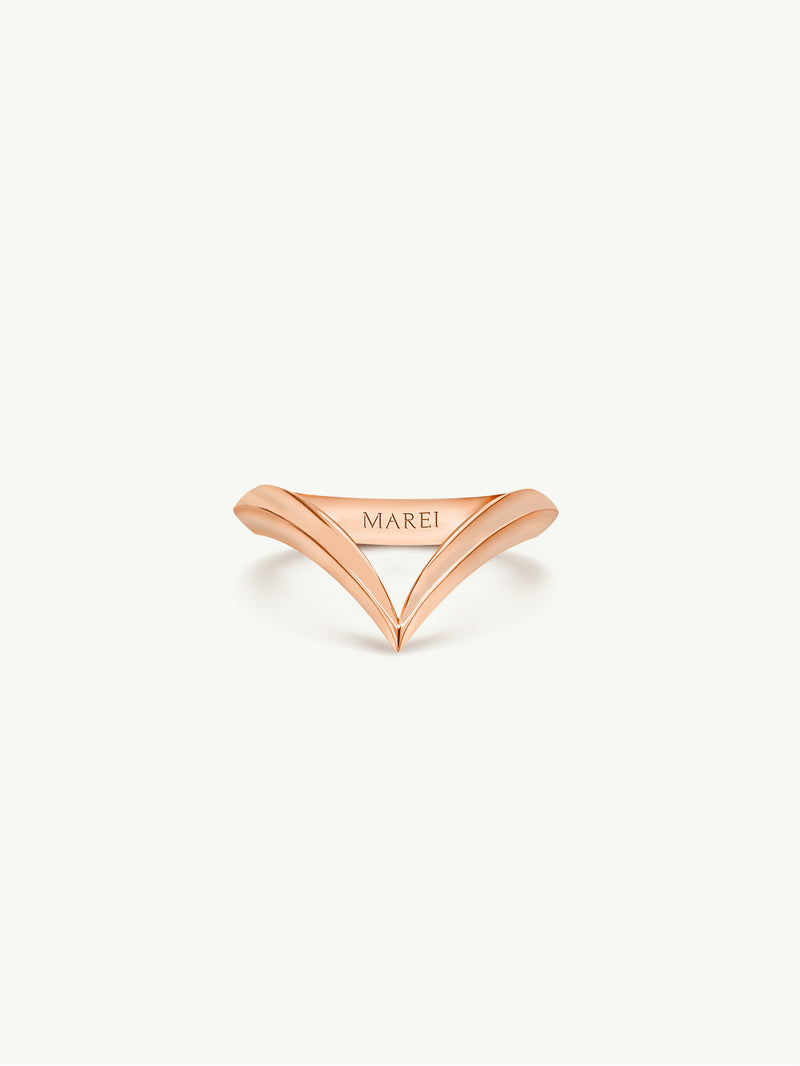 Yasmeen Band In 18-Karat Rose Gold