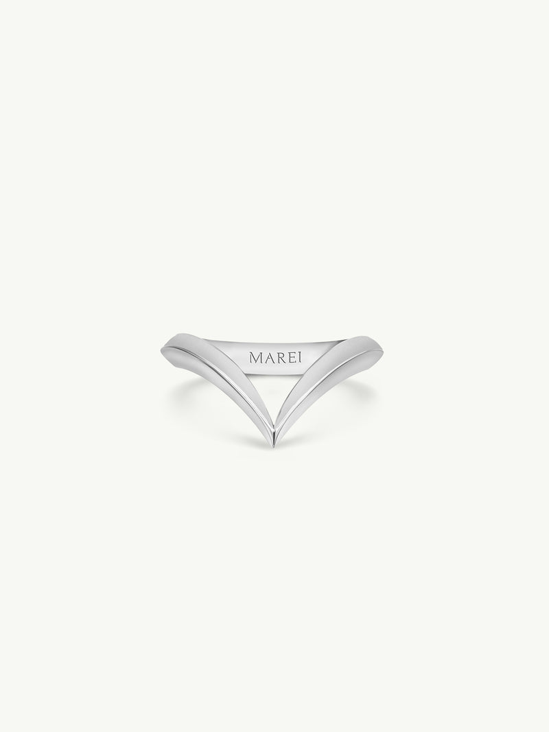 Yasmeen Band In 18-Karat White Gold