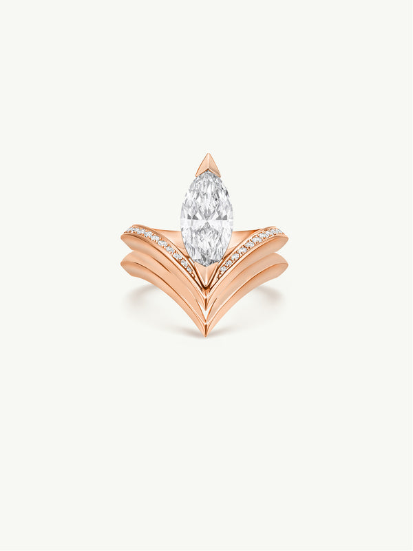 Yasmeen Band In 18-Karat Rose Gold