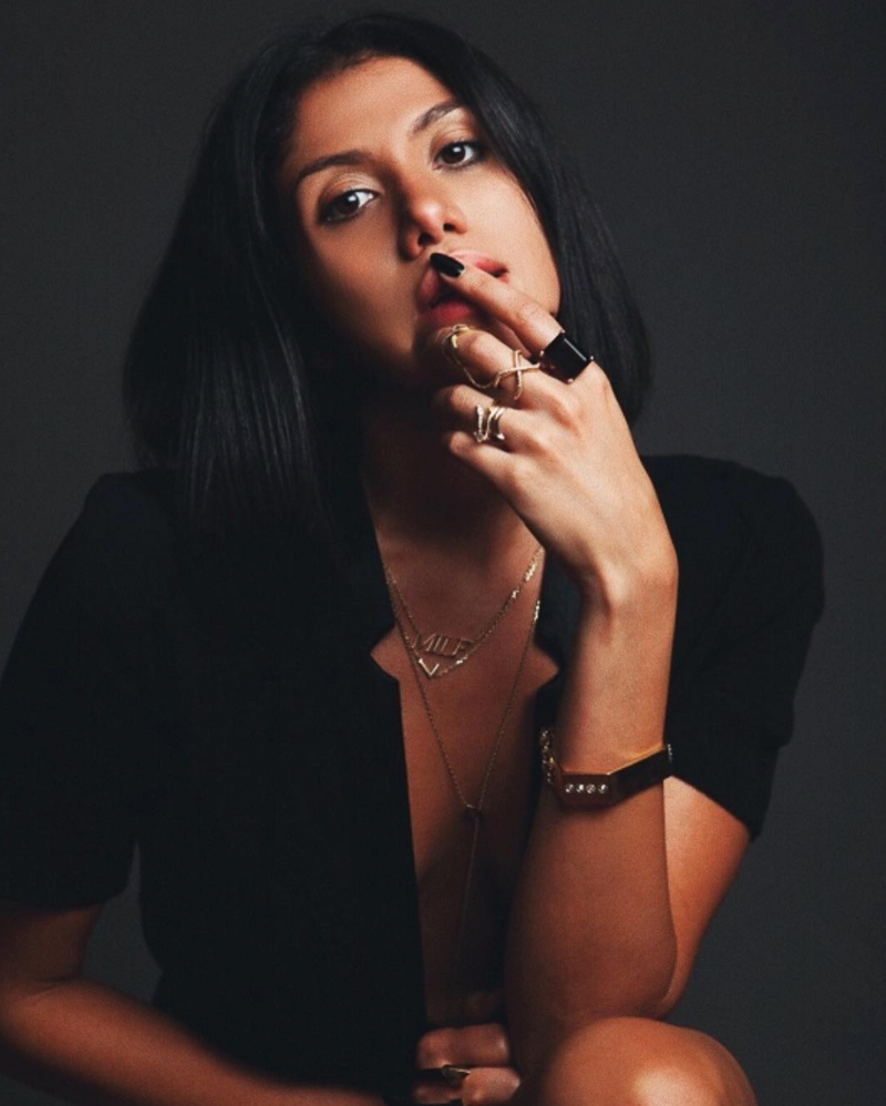 Archive – 'MILF’ (Mother I’ll Love Forever) Pendant Necklace in 14K Rose Gold, Sample