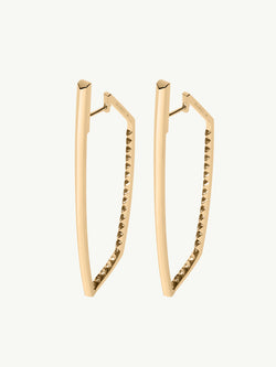 Lilith Studded Earrings In 18K Yellow Gold