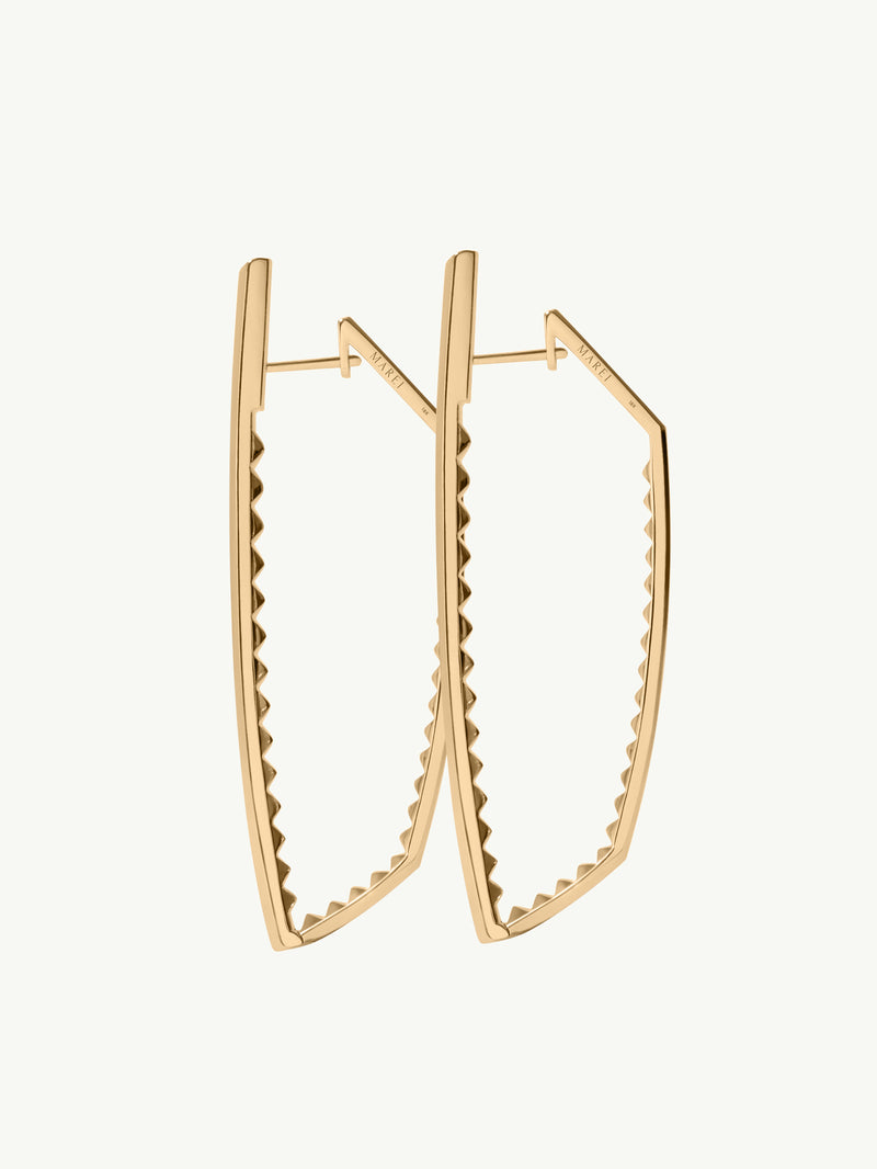 Lilith Studded Earrings In 18K Yellow Gold