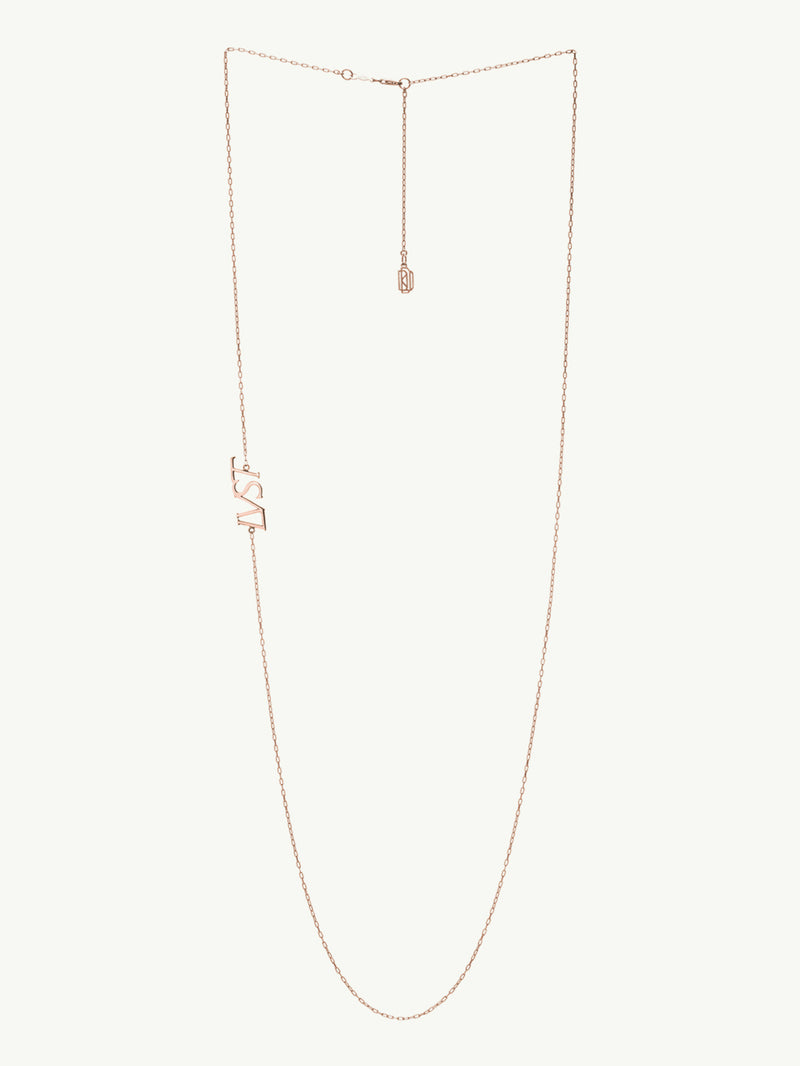 Lust Pendant Necklace In 18K Rose Gold