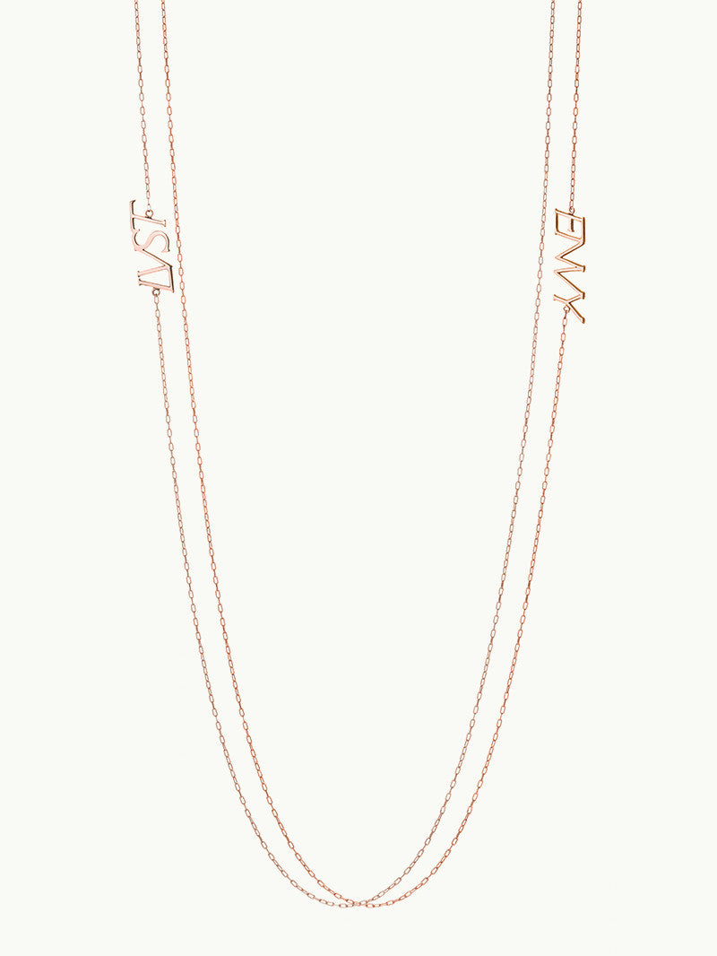 Lust Pendant Necklace In 18K Rose Gold