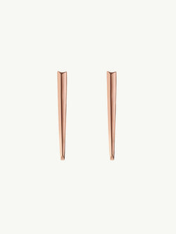 Lilith Dagger Earrings In 18K Rose Gold